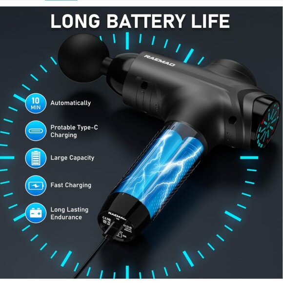 NWT Battery Powered Massage Gun Reamao X6 - Picture 7 of 7